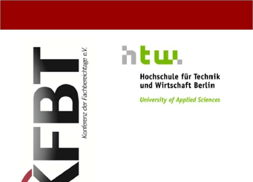 Tagung der KFBT Die neue Rolle der Hochschulen für angewandte Wissenschaften Berlin 16.