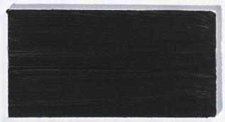 79 Elfenbeinschwarz Ivory black Verkohlungsprodukt tierischer Herkunft Carbonized bones of animals PBk 9 Deckendes, leicht stumpfes Tiefschwarz. Opaque, slightly dull deep black.