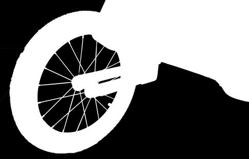 Um das Rad zu montieren, stecken Sie das Joggerrad in die nach unten zeigende Öffnung und lassen Sie es einrasten.