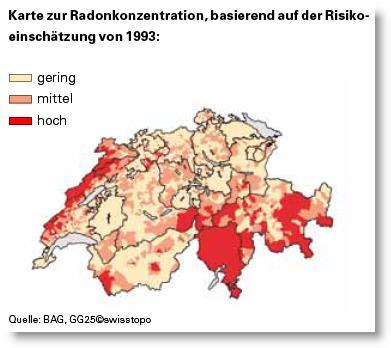 Auswirkungen der neuen Radon-Grenzwerte