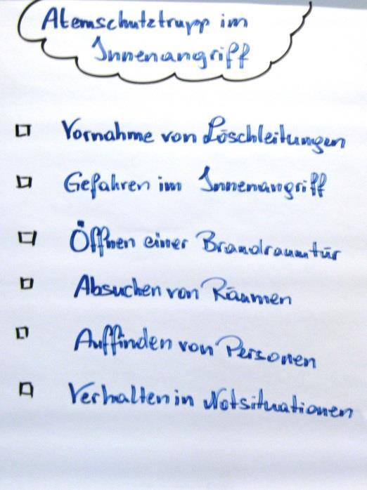 Folie 1 Atemschutztrupp im Innenangriff EINLEITUNG: Atemschutztrupp im Innenangriff: Erkläre den Teilnehmern die Ziele und Inhalte des Themas Atemschutztrupp im Innenangriff.