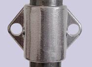 verzinktes Stahlrohr (nicht außenbeständig) oder feuerverzinktes Stahlrohr, verzinkt im Abblasverfahren (siehe Typ 0300.43, 0300.