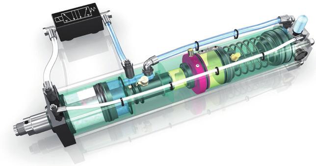 TOX -Kraftpaket Presskraft von 2 2000 kn TOX PRESSOTECHNIK weiß die Vorteile der Medien Druckluft und Öl wirkungsvoll zu verbinden.