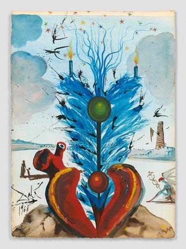 PARIS - Im Rahmen seiner großen Auktionen impressionistischer und moderner Kunst versteigert Artcurial am 4. Juni ein Ensemble aus 15 Original-Gouachen von Salvador Dalí.