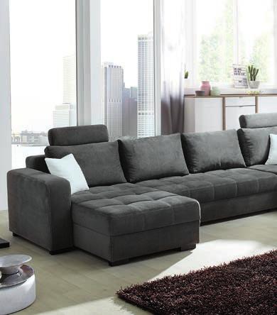 33% auf viele Möbel bis vom Herstellerlistenpreis 702, * 349,- Sofa, Stoff, grau/gelb/violett, inkl.