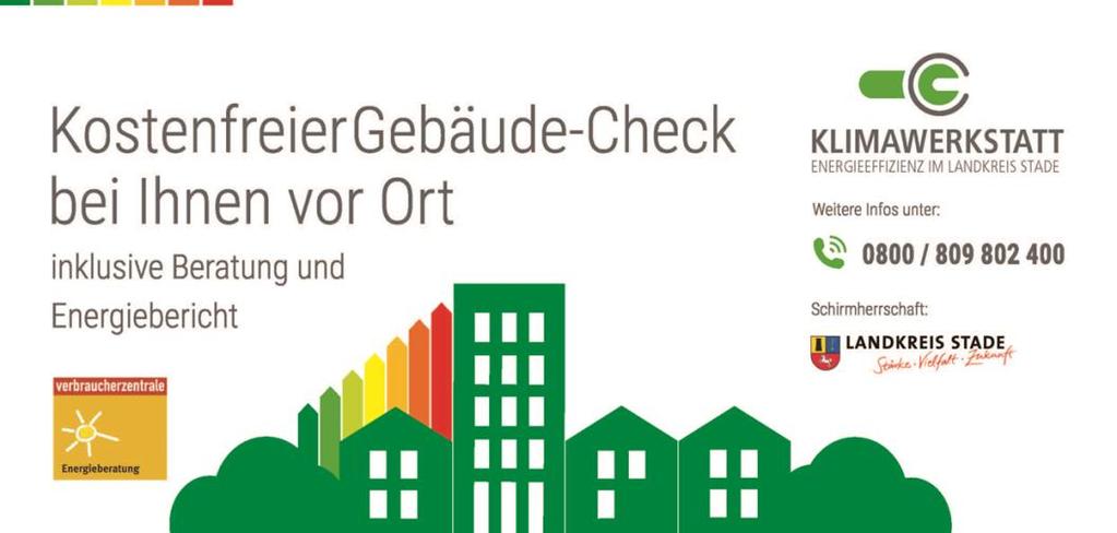 Kostenfreier Gebäudecheck Energieberater der Verbraucherzentrale Niedersachsen begutachten Wohnungen und Häuser vor Ort und geben anschließend Tipps für mögliche