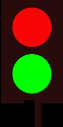 Programmiere den Roboter so, dass er bei jeder Berührung die Farbe zwischen grün und rot wechselt.