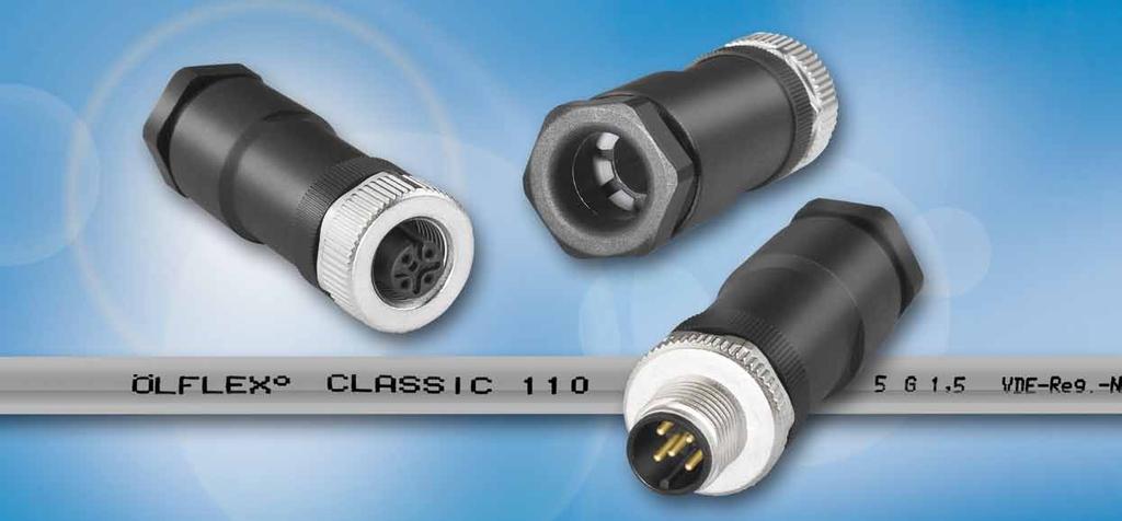 71 7 M12 POWER-Steckverbinder M12 POWER-Connectors M12 Strom Bemessungsspannung Rated current Rated voltage, -pol. A -pol. Kont./pin 1- A Kont.