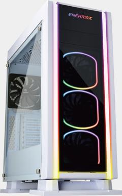 Integrated RGB controller SABERAY White verfügt über einen eigenen RGB-Controller mit 6 Beleuchtungsmodi: Rainbow,