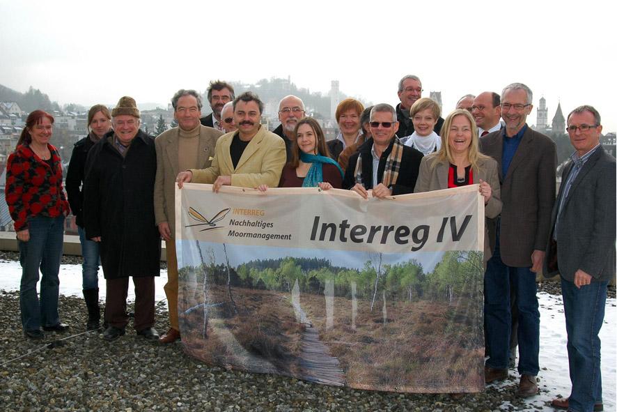 Interreg IV-Projekt Nachhaltiges Moormanagement Der Naturschutzbund Vorarlberg war gemeinsam mit Vorarlberger, Schweizer und Deutschen Partnern im Interreg IV-Projekt Nachhaltiges Moormanagement für