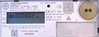 1 Allgemeine Beschreibung Die moderne Messeinrichtung ist ein digitaler Stromzähler, welcher in einem zweizeiligen Display Informationen über den Stromverbrauch anzeigt.