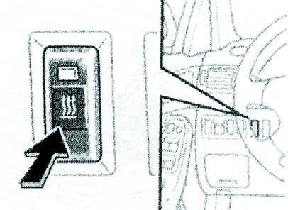 Funktionsbeschreibung HYDRONIC ein- und ausschalten (siehe Skizze 3) Zum Einschalten des Heizgerätes den Schalter c drücken, der Fahrzeugmotor muss hierbei laufen.