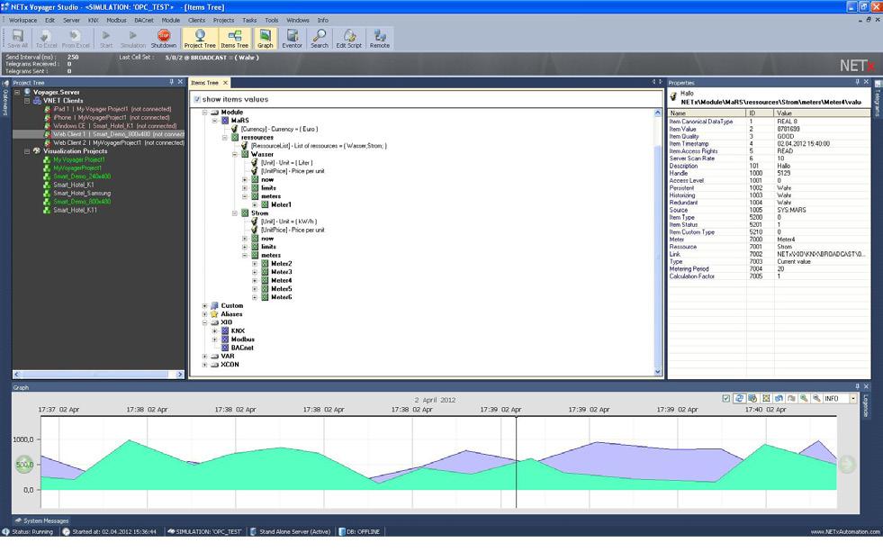 NETx BMS Studio Benutzeroberfläche für Konfiguration und Wartung Verwaltung von Arbeitsbereichen Konfiguration von Datenpunkten Tools zum automatischen Import