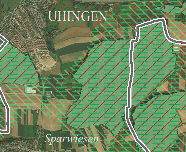 Schutzgebiete anderer Kategorien sind nicht vorhanden. Der Regionalplan des Verbandes Region Stuttgart (2009) weist die geplante Wohnbaufläche als Schwerpunkt für den Wohnungsbau aus.