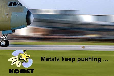 Zusammenfassung Ziele (Kosten, Gewicht, Durchlaufzeitreduktion) können durch KOMET verbessert werden Metallische Bauweisen werden dadurch gestärkt Nutzung der