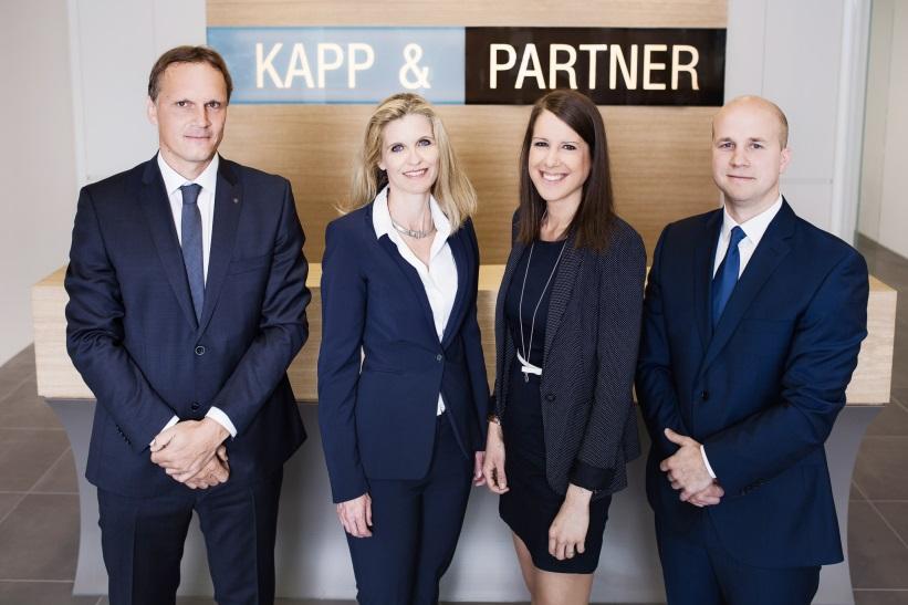 KAPP & PARTNER Rechtsanwälte GmbH Seit 2006 4 Partner; 2 Konzipienten 4 Juristen 17 Mitarbeiter