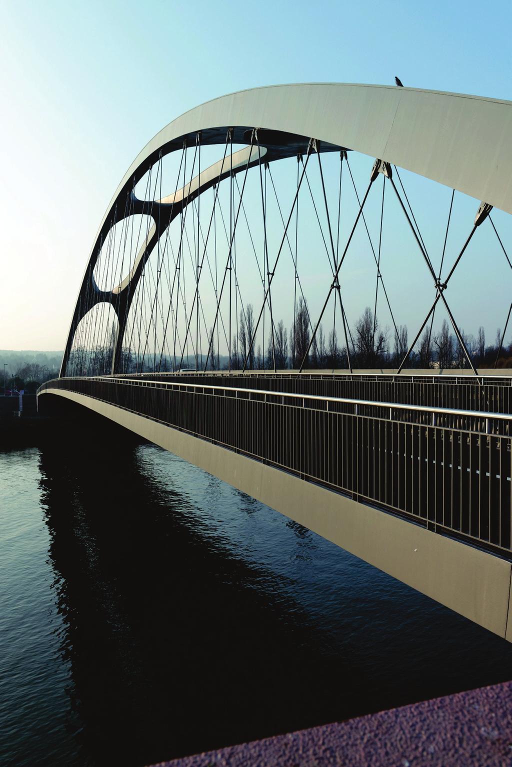 Mainbrücke Frankfurt Osthafen Ingenieurpreis des Deutschen Stahlbauverbands 2015 Optimiertes Montage-