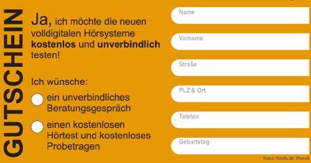 Regelmäßig bildet(e) Helfer Hörsysteme aus vier der fünf Ausgebildeten arbeiten heute noch im Geschäft. 11 DER GRAF (SÄNGER DER BAND UNHEILIG UND HÖRGERÄTEAKUSTIKER) unterstützt HEAR THE WORLD.