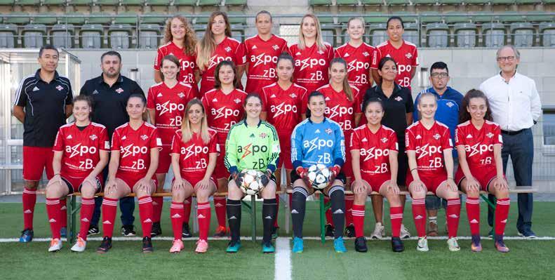 FC BADEN 1897 Frauen 1, 2. LIGA, 2018/2019 20 hinten v.l.