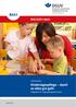 BGI/GUV-I 8641. Information. Kindertagespflege damit es allen gut geht Ratgeber für Tagespflegepersonen. April 2011