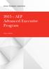 2015 AEP Advanced Executive Program. Februar November