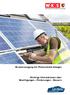 Stromerzeugung mit Photovoltaik-Anlagen