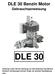 DLE 30 Benzin Motor. Gebrauchsanweisung DLE 30