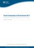 Cloud Computing in Deutschland 2012