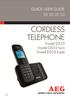 QUICK USER GUIDE UK DE FR NL CORDLESS TELEPHONE. Voxtel D555 Voxtel D555 twin Voxtel D555 triple