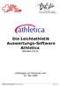 Die Leichtathletik Auswertungs-Software Athletica (Version 3.3.1)