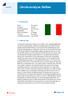 Länderanalyse Italien