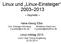Linux und Linux-Einsteiger 2003 2013