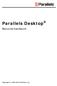 Parallels Desktop. Benutzerhandbuch. Copyright 1999-2010 Parallels, Inc.