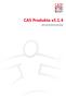 CAS Produkte x5.1.4. Versionsinformationen