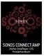 SONOS CONNECT:AMP. (Vorher ZonePlayer 120) Produkthandbuch