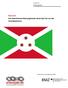 erlassjahr.de Hintergrund Burundi: Der Internationale Währungsfonds nimmt den Fuß von der Schuldenbremse Mit finanzieller Unterstützung des BMZ