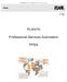 PLANTA. Professional Services Automation PPSA
