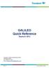 GALILEO Quick Reference Deutsch 2012