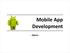 Mobile App Development. - Alarm -