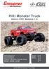 Hilti Monster Truck. Elektro 4WD, Maßstab 1/8. 90165.RTR Hilti Monster Truck 4WD. Deutsch 01-06 English 07-12 Francais 13-18 19-21 22-29 31