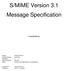 S/MIME Version 3.1 Message Specification