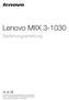 Lenovo MIIX 3-1030. Bedienungsanleitung