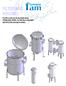 FILTRO A SACCO IN ACCIAIO INOX STAINLESS STEEL FILTER BAG HOUSING SACKFILTER AUS INOX-STAHL