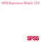 SPSS Regression Models 12.0