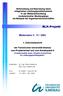 Meilenstein 3: 11 / 2002. 1. Zwischenbericht. der Technischen Universität Ilmenau zum Projektverlauf und zum Arbeitspaket 8