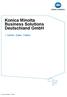 Konica Minolta Business Solutions Deutschland GmbH. Zahlen, Daten, Fakten