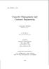 Capacity Management and Contract Engineering