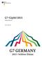 G7-Gipfel 2015. Design-Manual. Stand: 11. März 2015