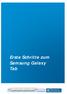 Erste Schritte zum Samsung Galaxy Tab