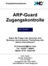 ARP-Guard Zugangskontrolle